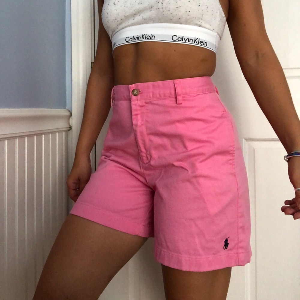 High-Waist Ralph Lauren Shorts